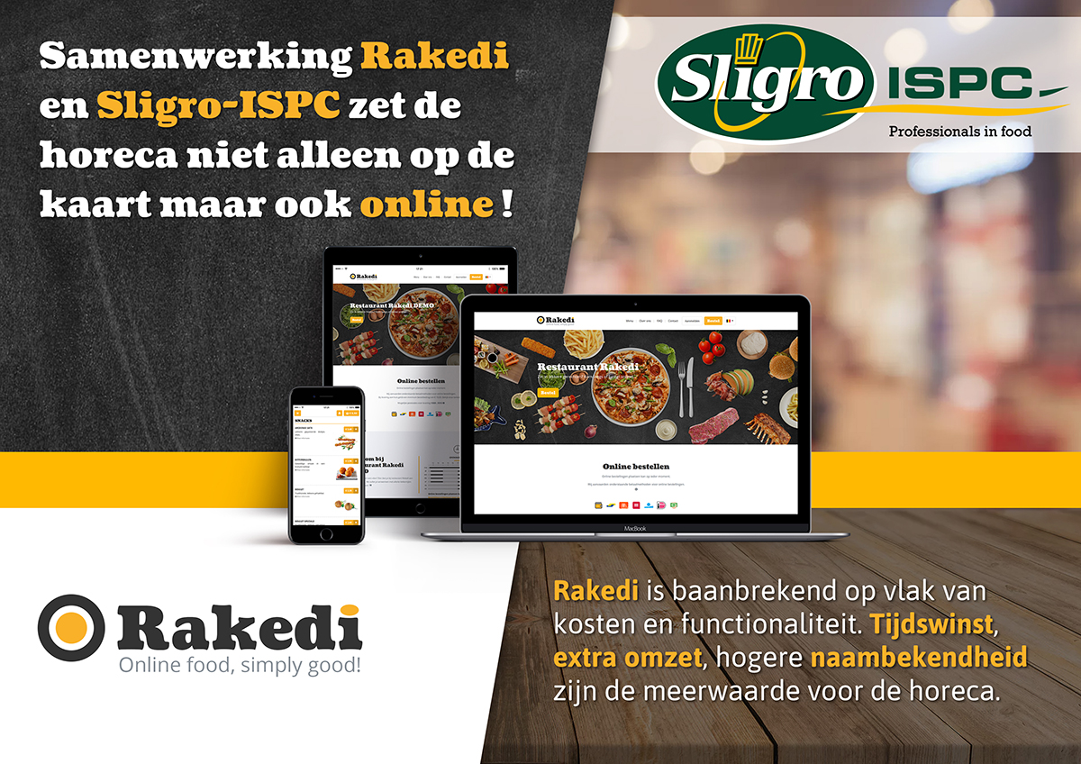 Samenwerking Sligro-ISPC en Rakedi